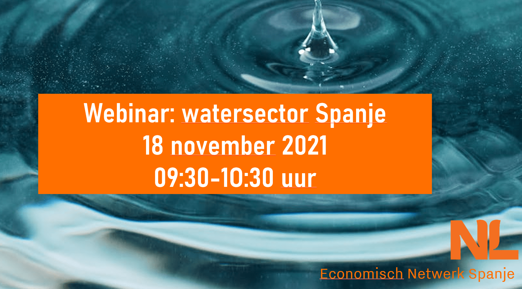 Webinar watersector Spanje